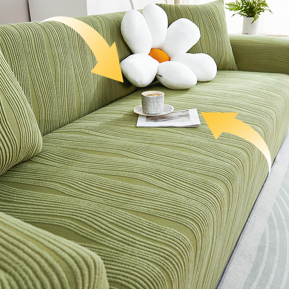 Stretch Jacquard Couch Cover with Scratch Resistance, 1-5 Seat