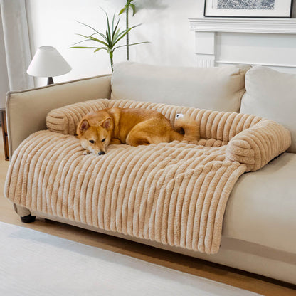Fluffy Bolster Dog Mat and Couch Cover, Non-Slip, 6 Colors