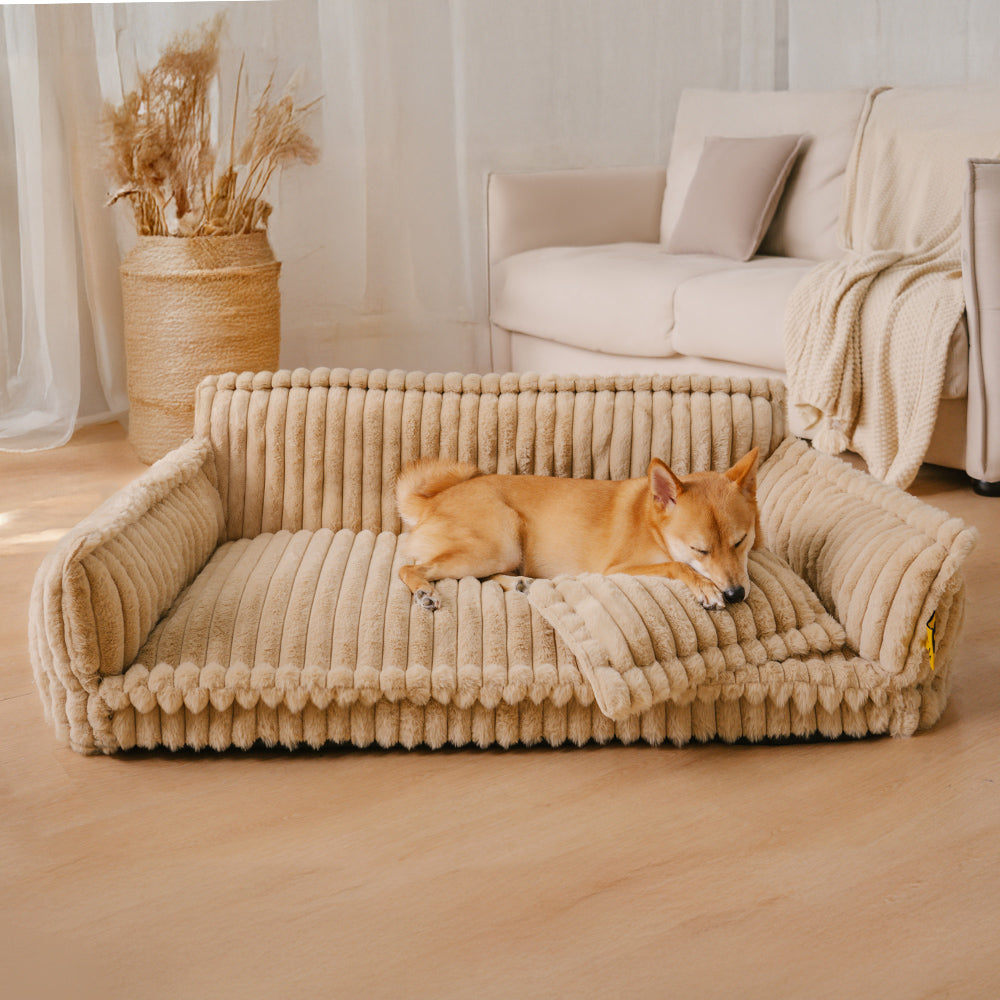 Replacement Cover for Large Fluffy Orthopedic Dog Sofa Bed, Washable