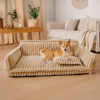 Replacement Cover for Large Fluffy Orthopedic Dog Sofa Bed, Washable