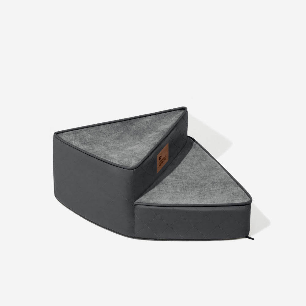 Faux Leather Spiral Dog Stairs for Bed and Sofa, 2-4 Steps