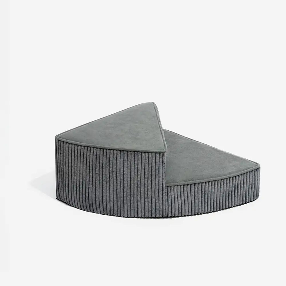 Spiral Corduroy Dog Stairs for Bed and Sofa, 2-4 Steps