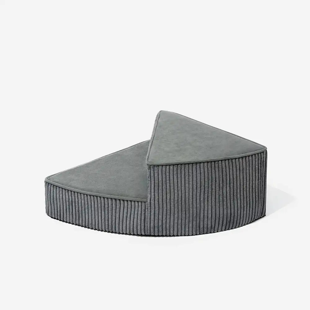 Spiral Corduroy Dog Stairs for Bed and Sofa, 2-4 Steps