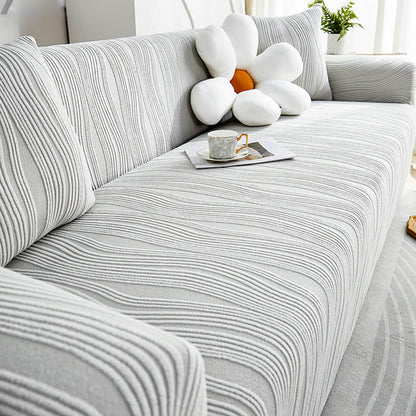 Stretch Jacquard Couch Cover with Scratch Resistance, 1-5 Seat