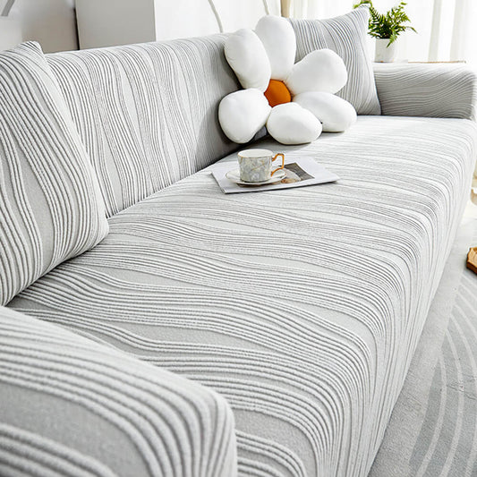 Stretch Jacquard Couch Cover with Scratch Resistance, 1-5 Seat