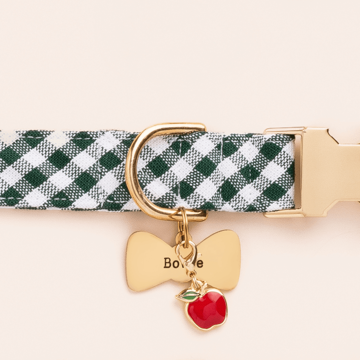 Bow Tie Stainless Steel Pet ID Tag for Dog Collars