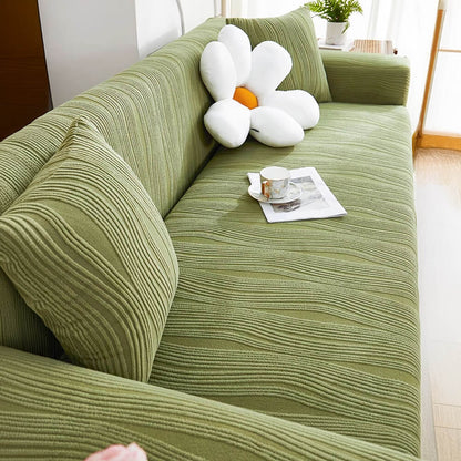 Stretch Jacquard Couch Cover with Scratch Resistance, 1-5 Seat