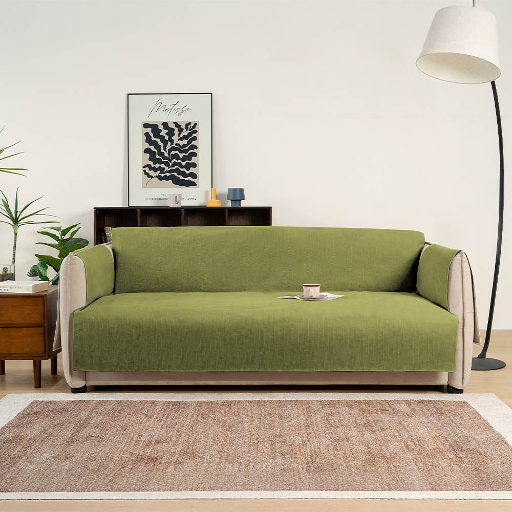 Waterproof Non-Slip Pet Couch Cover in Chenille, Striped