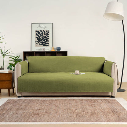 Waterproof Non-Slip Pet Couch Cover in Chenille, Striped
