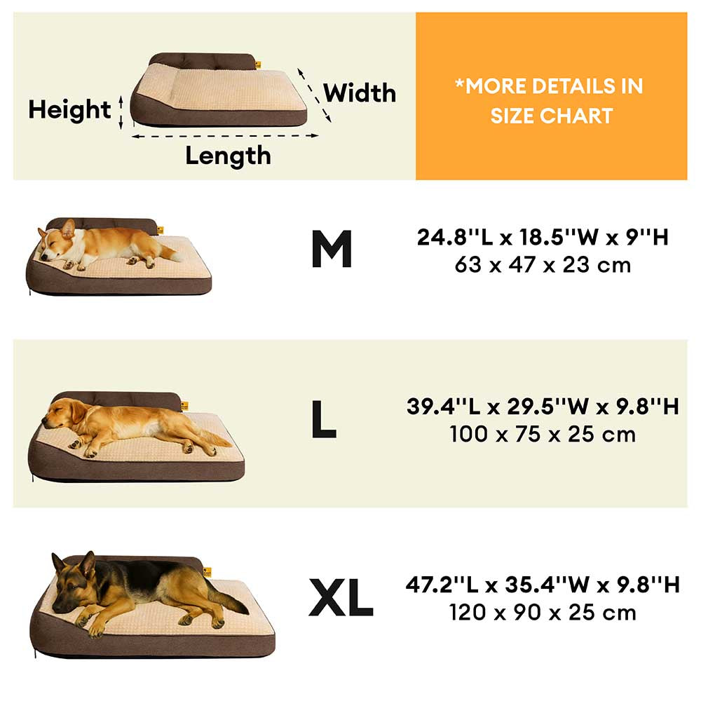 Thick Washable Dog and Cat Pillow Bed, All Seasons