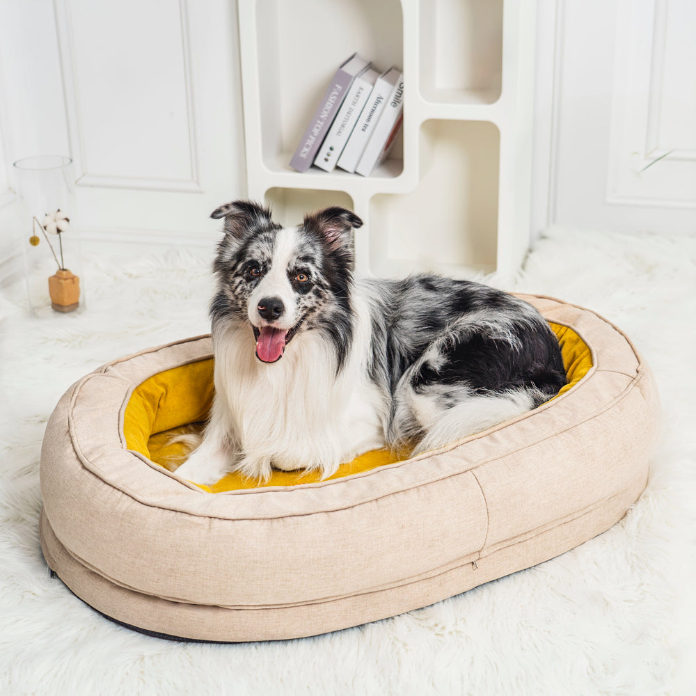 Replacement Cover for Donut Dog Bed, Machine Washable