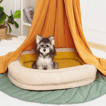 Replacement Cover for Donut Dog Bed, Machine Washable