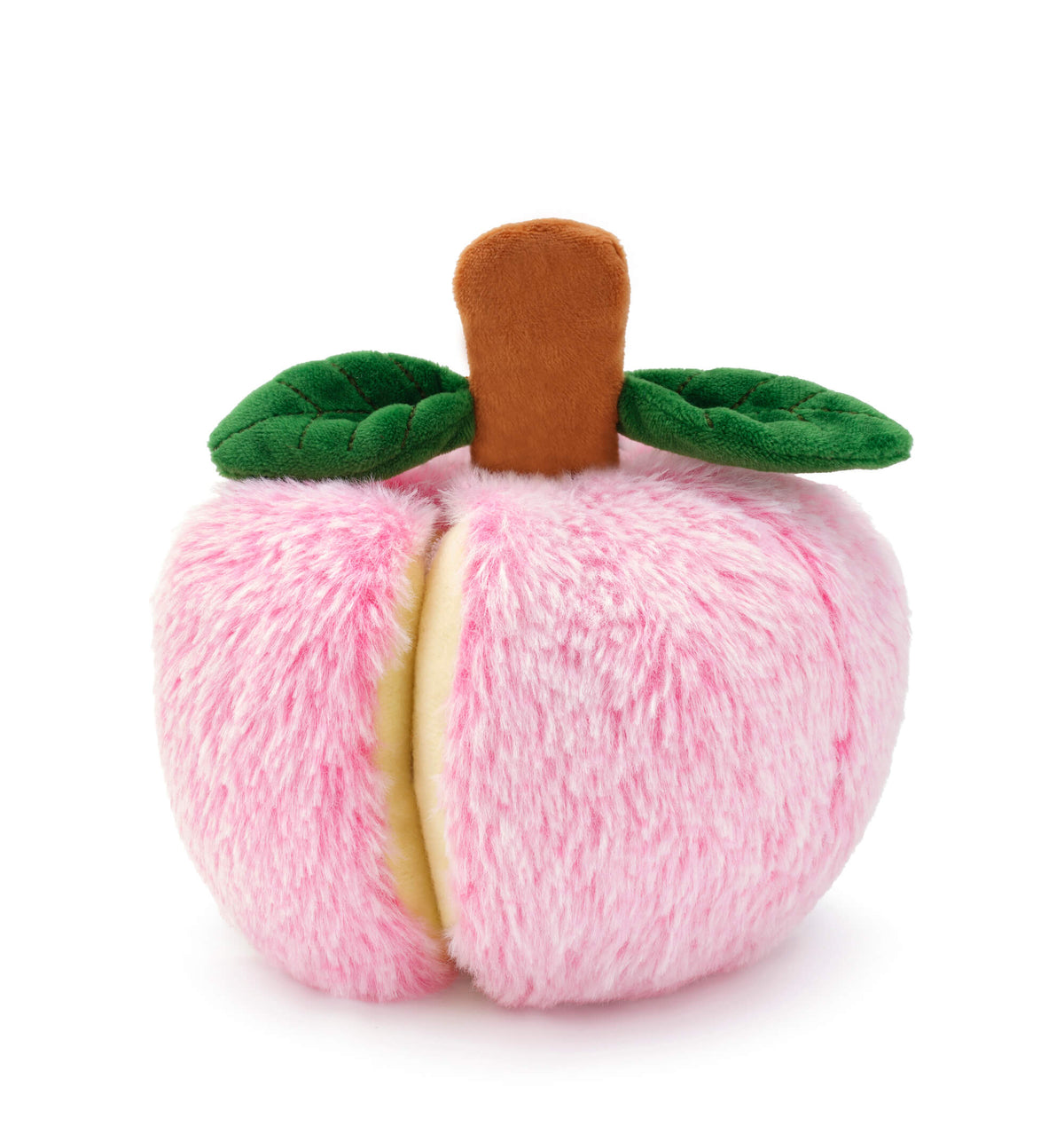 Pink Apple Snuffle Dog Toy with Hidden Treat Pockets