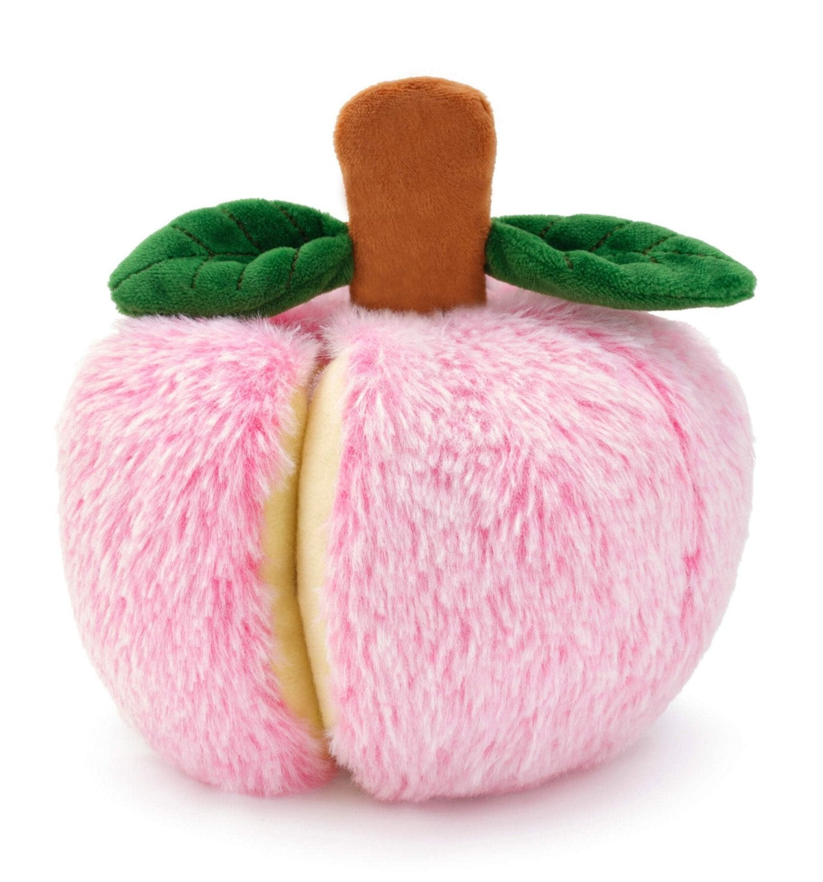 Pink Apple Snuffle Dog Toy with Hidden Treat Pockets