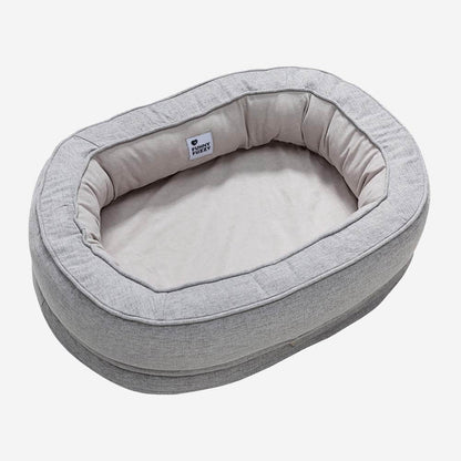 Orthopedic Donut Dog Bed with Waterproof Liner, Washable