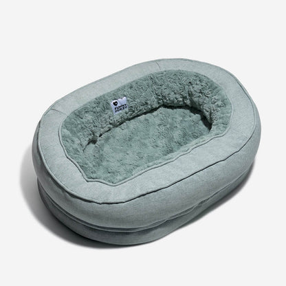 Orthopedic Donut Dog Bed with Waterproof Liner, Washable