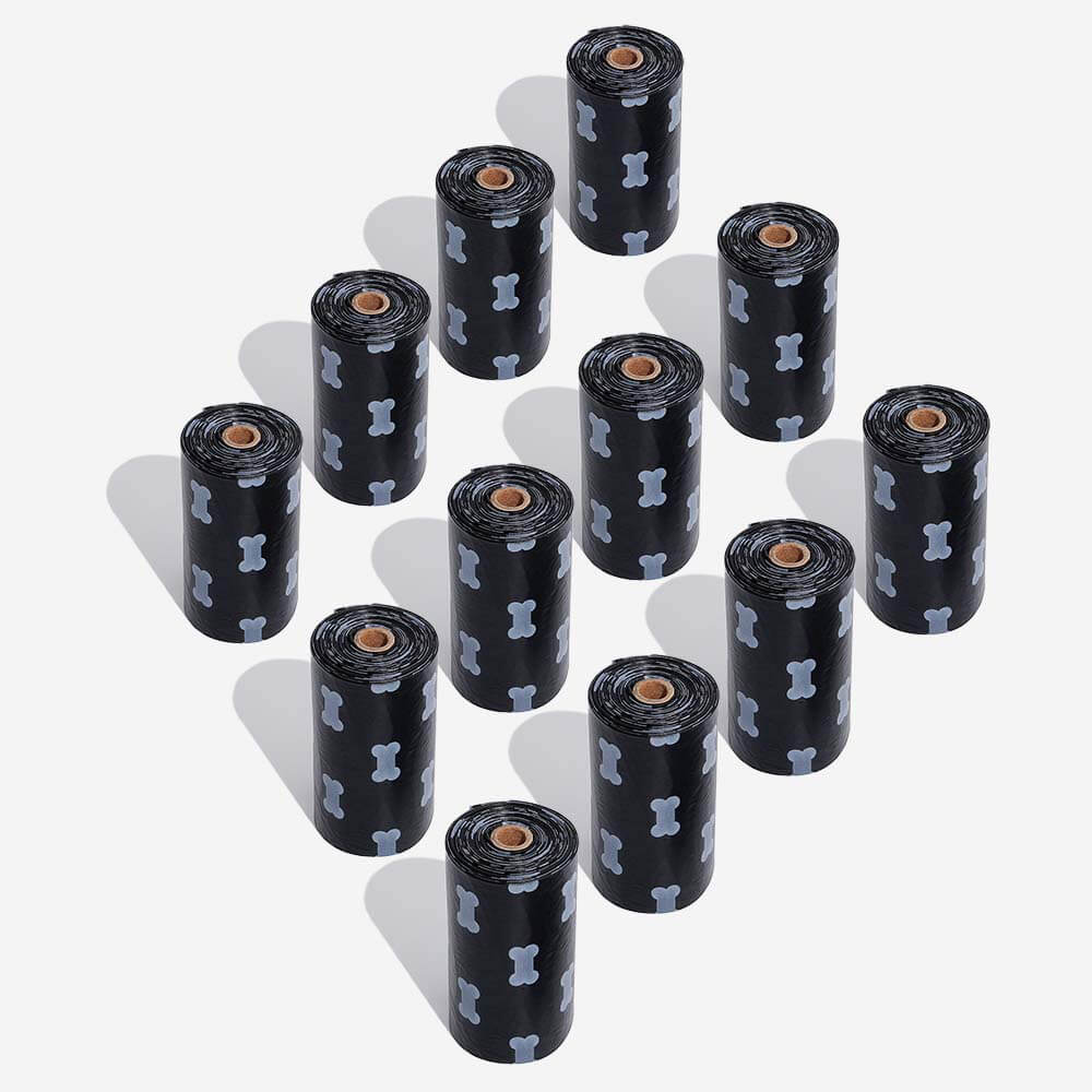 Lavender Scented Biodegradable Dog Poop Bags, 15 Per Roll