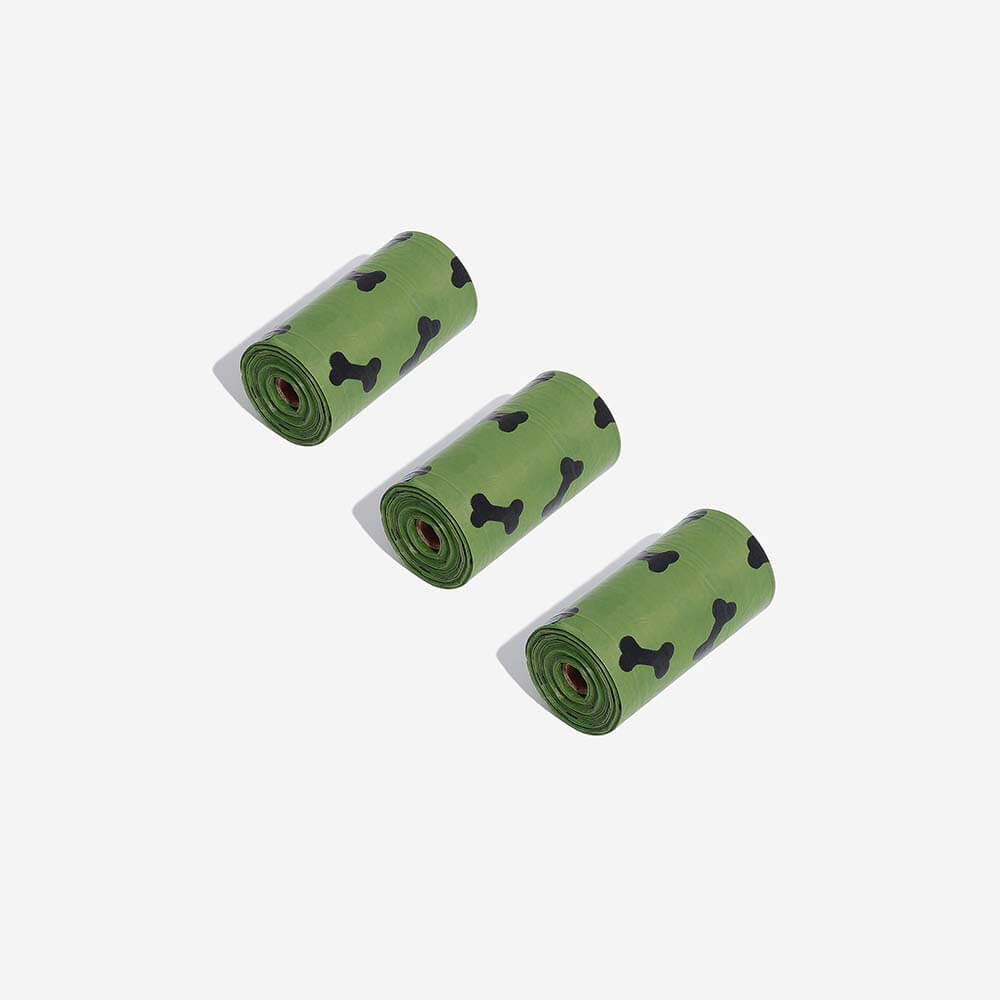 Lavender Scented Biodegradable Dog Poop Bags, 15 Per Roll