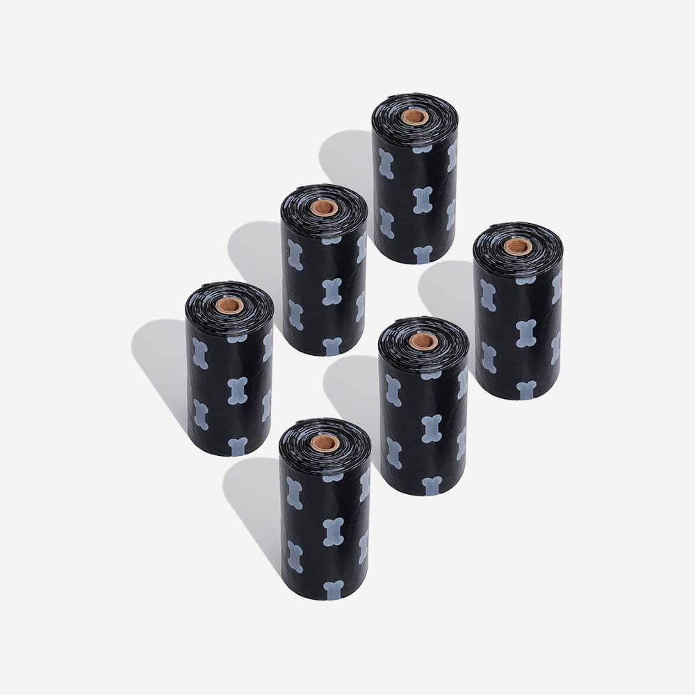 Lavender Scented Biodegradable Dog Poop Bags, 15 Per Roll