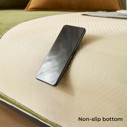 Waterproof Herringbone Chenille Couch Cover for Dogs and Cats