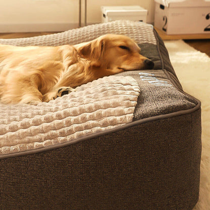 Crystal Velvet Replacement Cover for Large Dog Cushion Bed
