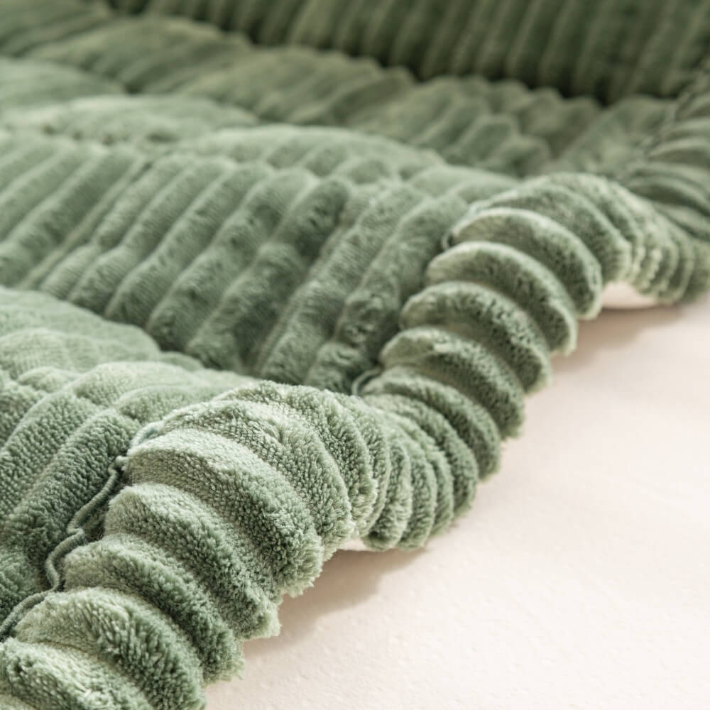 Waterproof Flannel Couch Cover and Pet Mat with Non-Slip Back