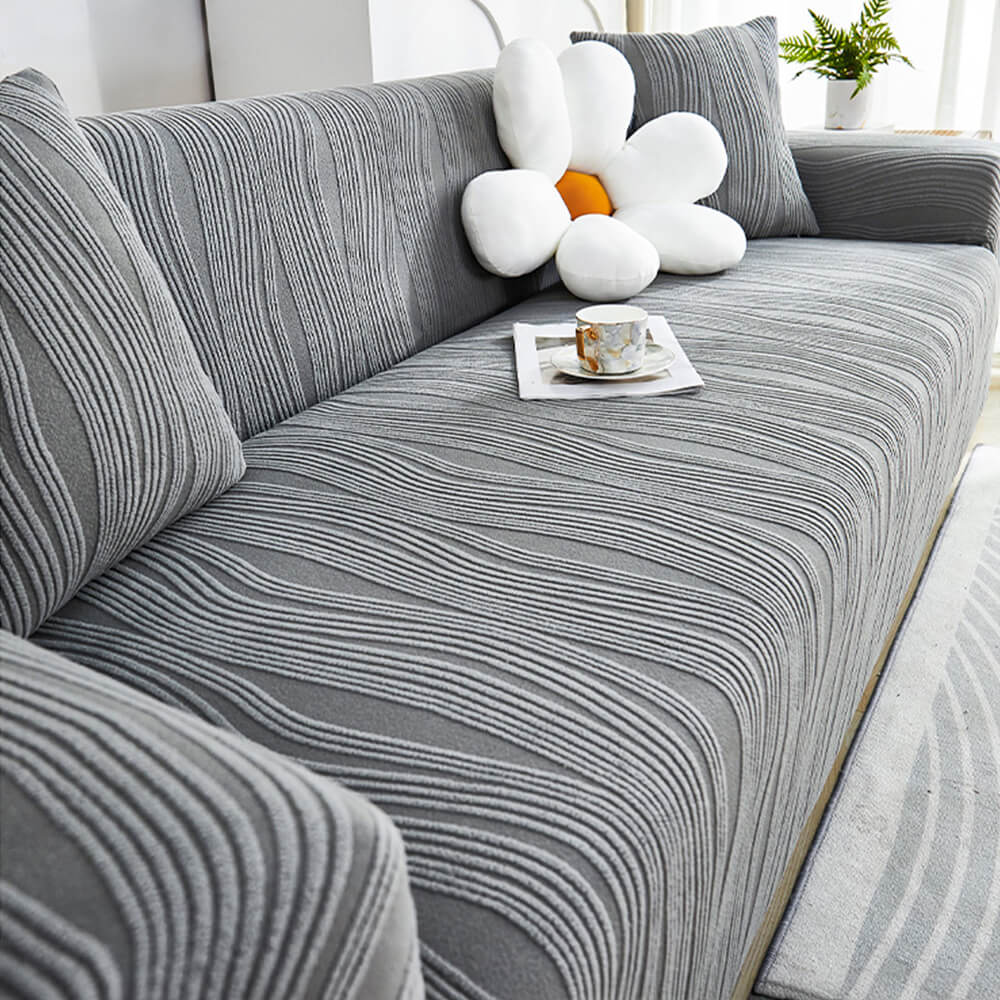 Stretch Jacquard Couch Cover with Scratch Resistance, 1-5 Seat