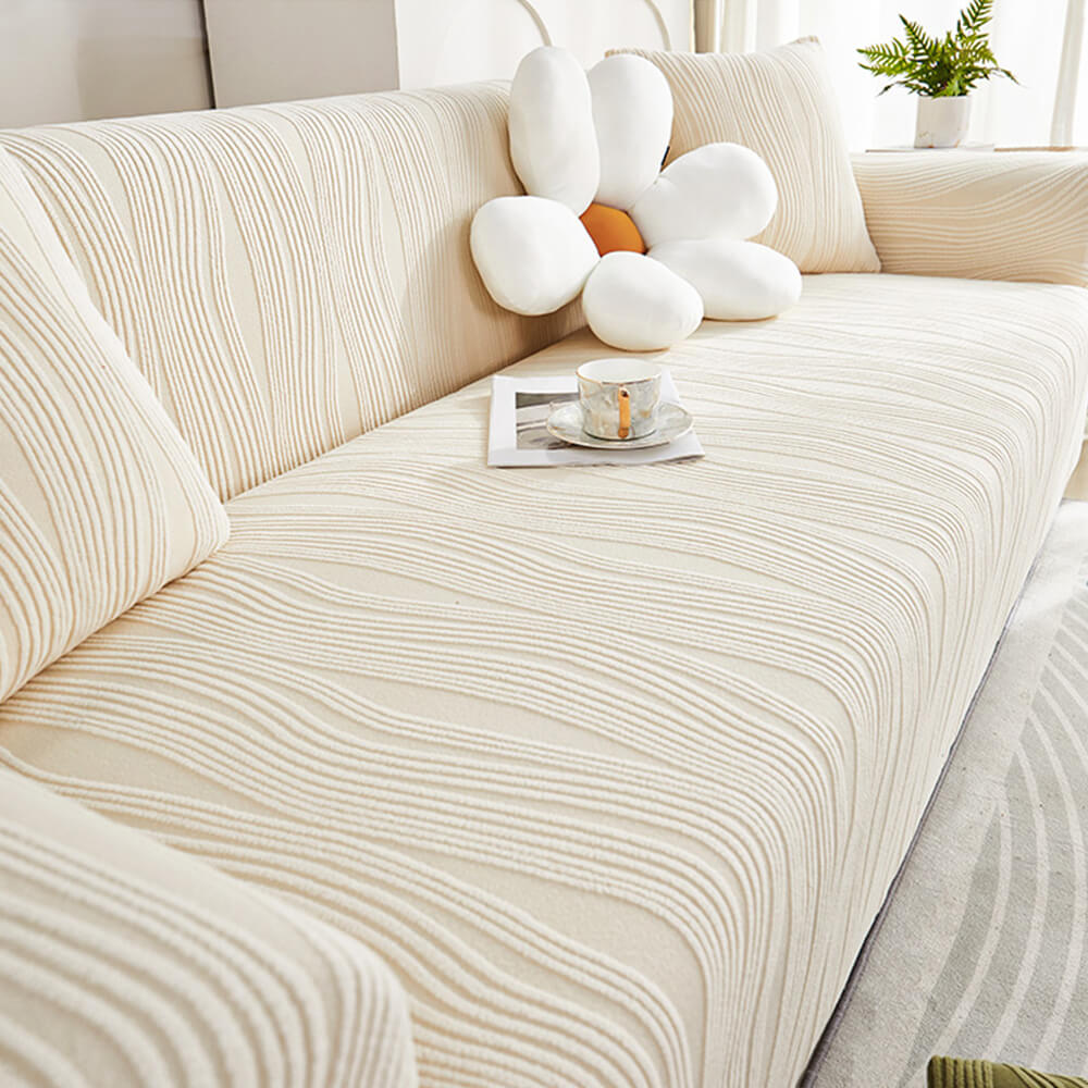 Stretch Jacquard Couch Cover with Scratch Resistance, 1-5 Seat