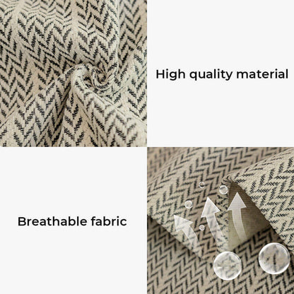 Herringbone Chenille Couch Cover with Non-Slip Back, Scratch Resistant