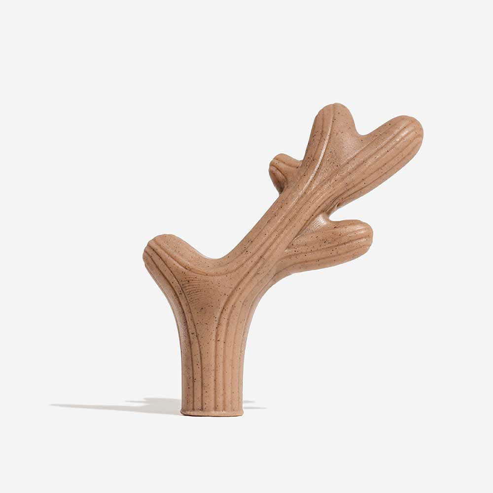 Bacon-Flavored Nylon Dog Chew Toy, Bone or Antler Shape