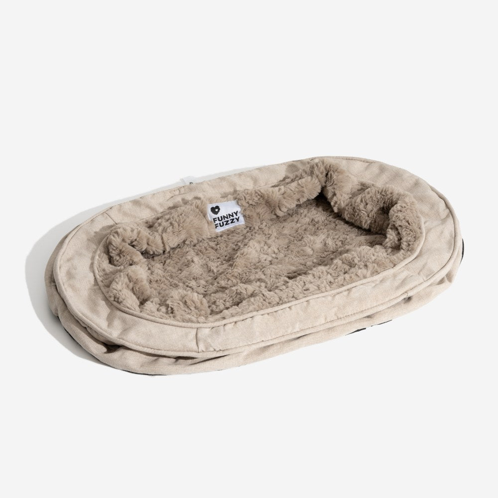 Replacement Cover for Donut Dog Bed, Machine Washable