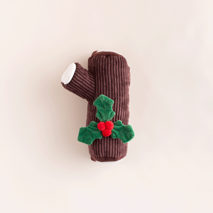 Gingerbread House & Yule Log Interactive Snuffle Toy Set