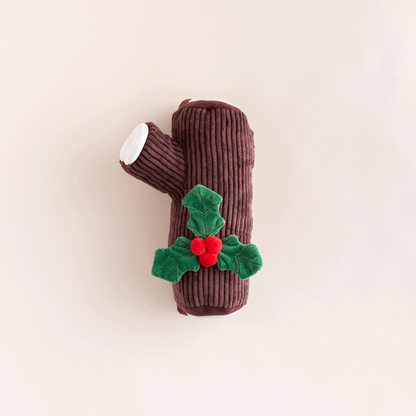 Gingerbread House & Yule Log Interactive Snuffle Toy Set