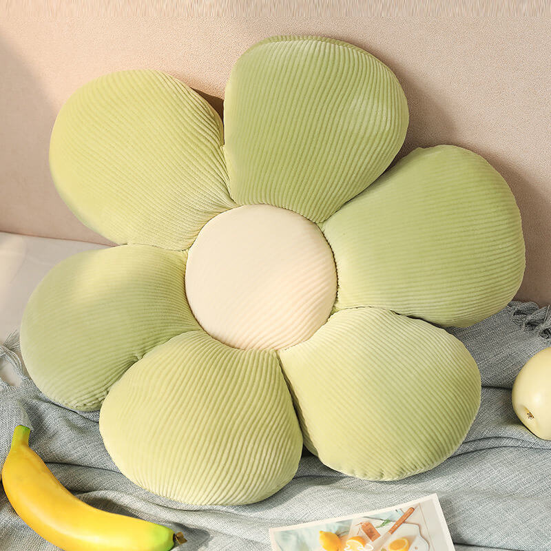 Flower Shaped Fleece Pet Cushion with Raised Edges