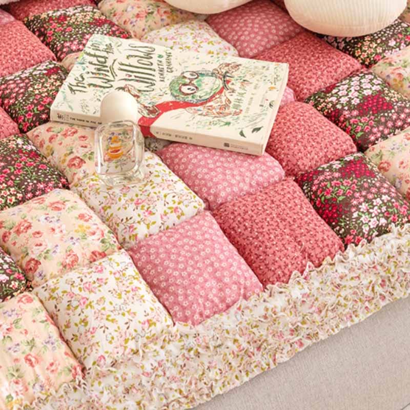 Quilted Cotton Couch Cover and Pet Mat, Scratch Resistant