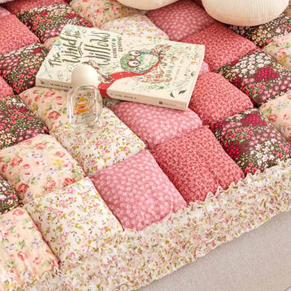 Quilted Cotton Couch Cover and Pet Mat, Scratch Resistant