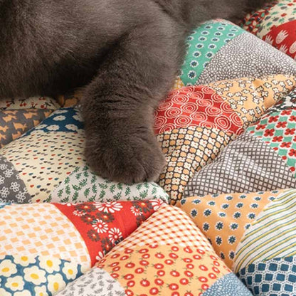 Quilted Cotton Couch Cover and Pet Mat, Scratch Resistant