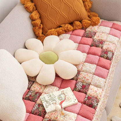Quilted Cotton Couch Cover and Pet Mat, Scratch Resistant