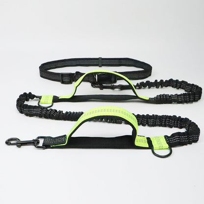 Hands-Free Dog Leash with Bungee and Car Seat Belt, 6-in-1