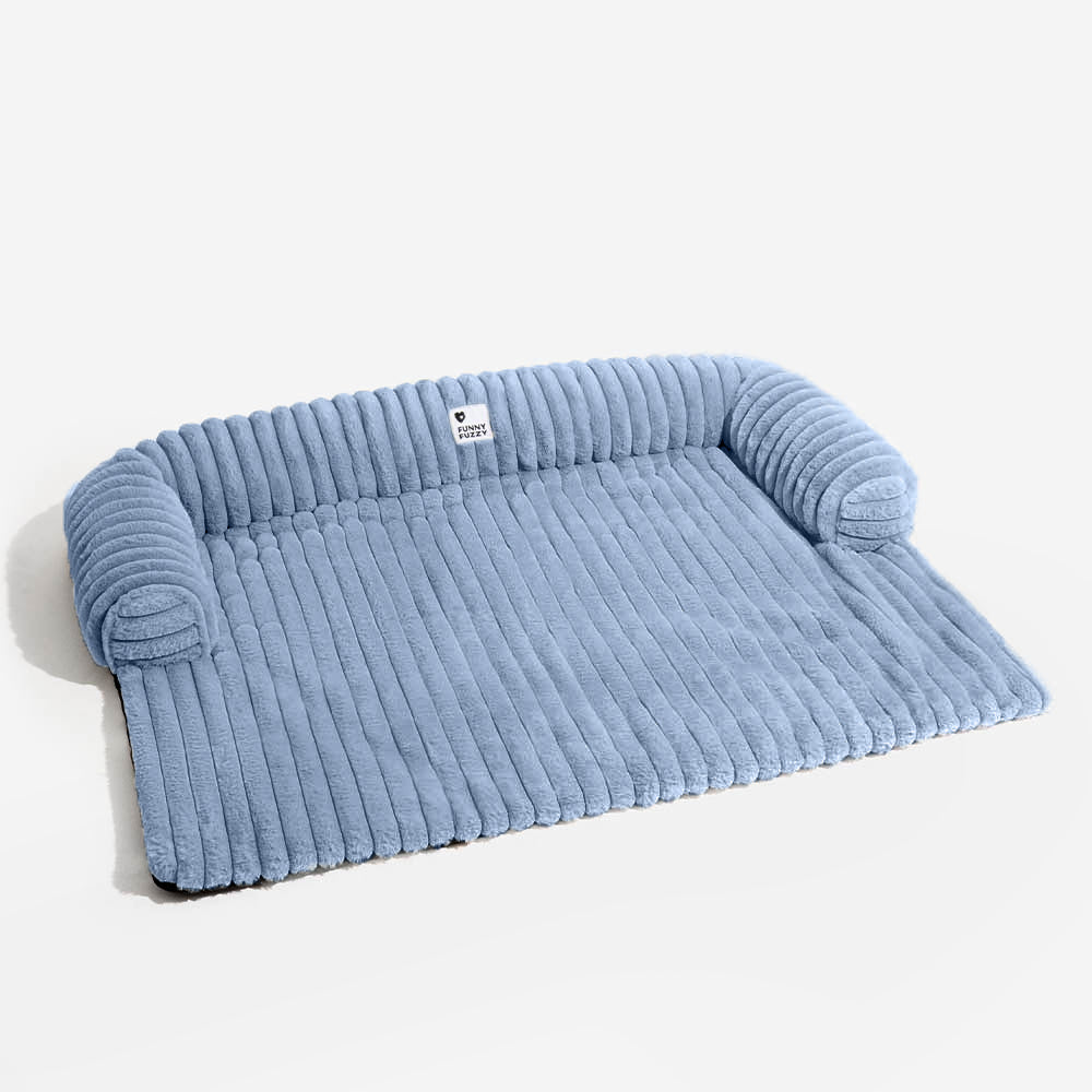 Fluffy Bolster Dog Mat and Couch Cover, Non-Slip, 6 Colors