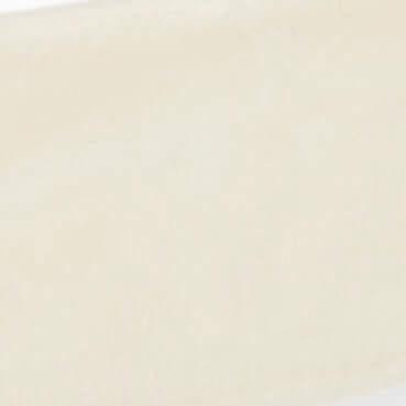 Ivory Velvet Dog Collar with Brass D-Ring
