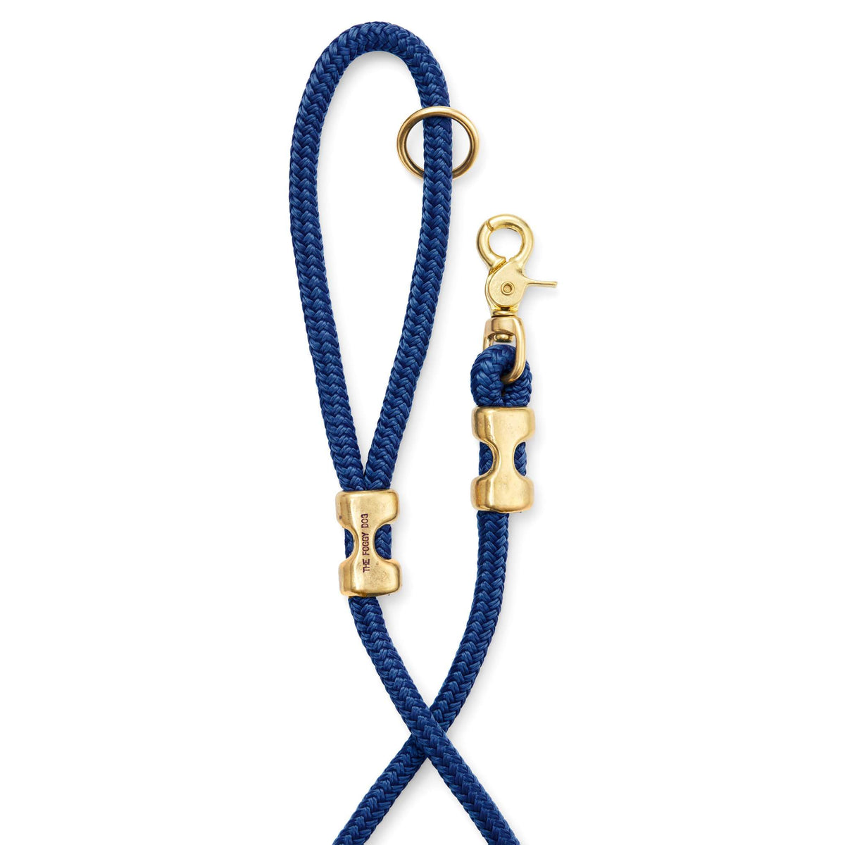 Royal Blue Marine Rope Dog Leash, 5 ft, Double-Braided Nylon