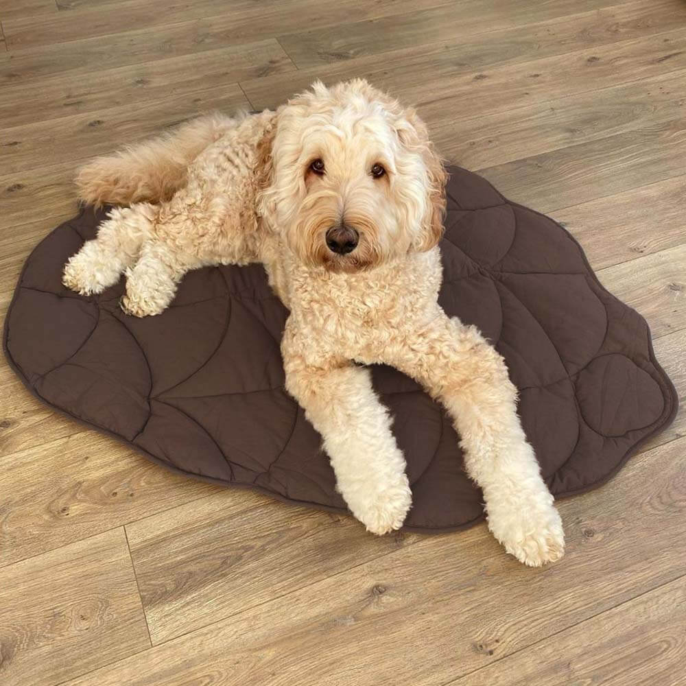 Leaf-Shaped Dog Blanket and Couch Mat, Machine Washable